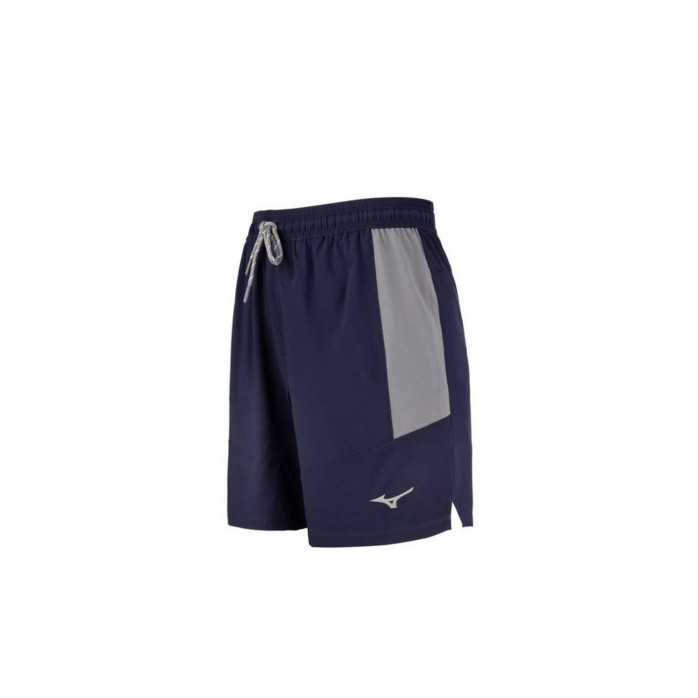 Pantalones Cortos Mizuno 7" Hombre Azul Marino Ofertas NWPM-14836